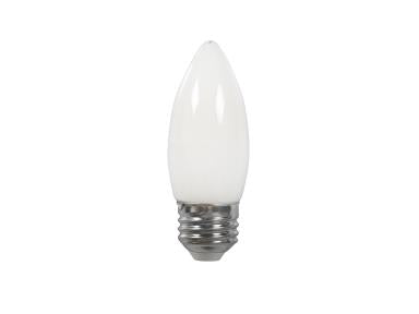 MaxLite Enclosed Frosted Filament Ba10, Dim 3000K Ja8 Gen 1