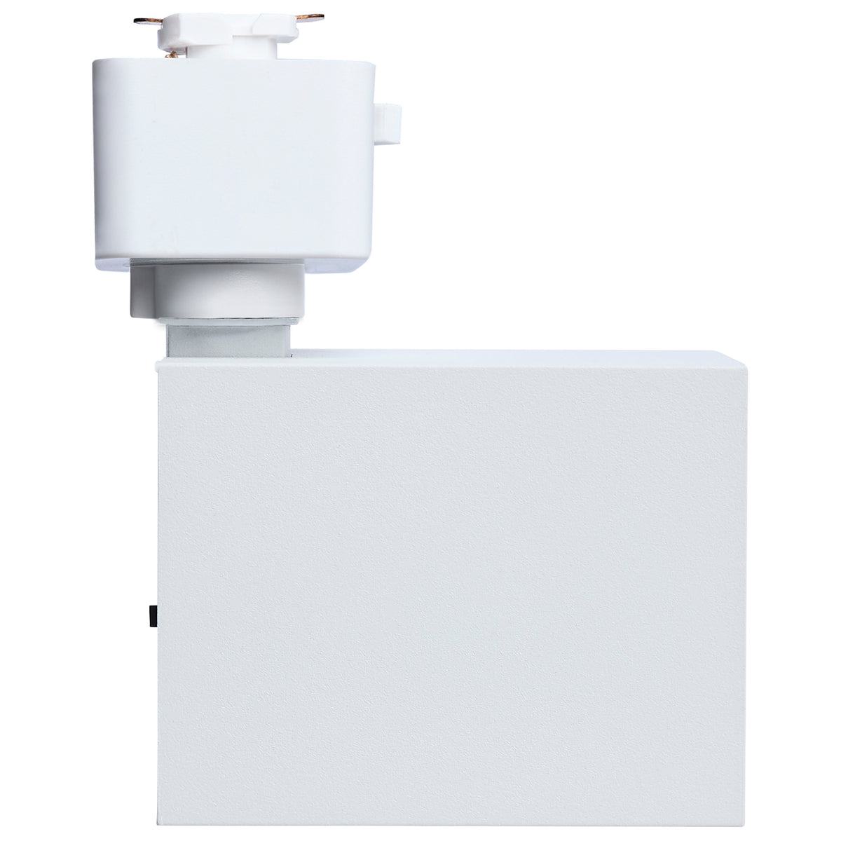 8 Watt LED Track Head - 2700K/3000K/3500K/4000K/5000K CCT Selectable - Dim to Warm - J Style - 36 Degree Beam Angle - 120 Volt - White - Square