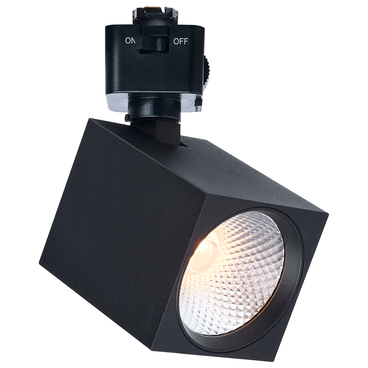 8 Watt LED Track Head - 2700K/3000K/3500K/4000K/5000K Selectable - Dim to Warm - J Style - 48 Degree Beam Angle - 120 Volt