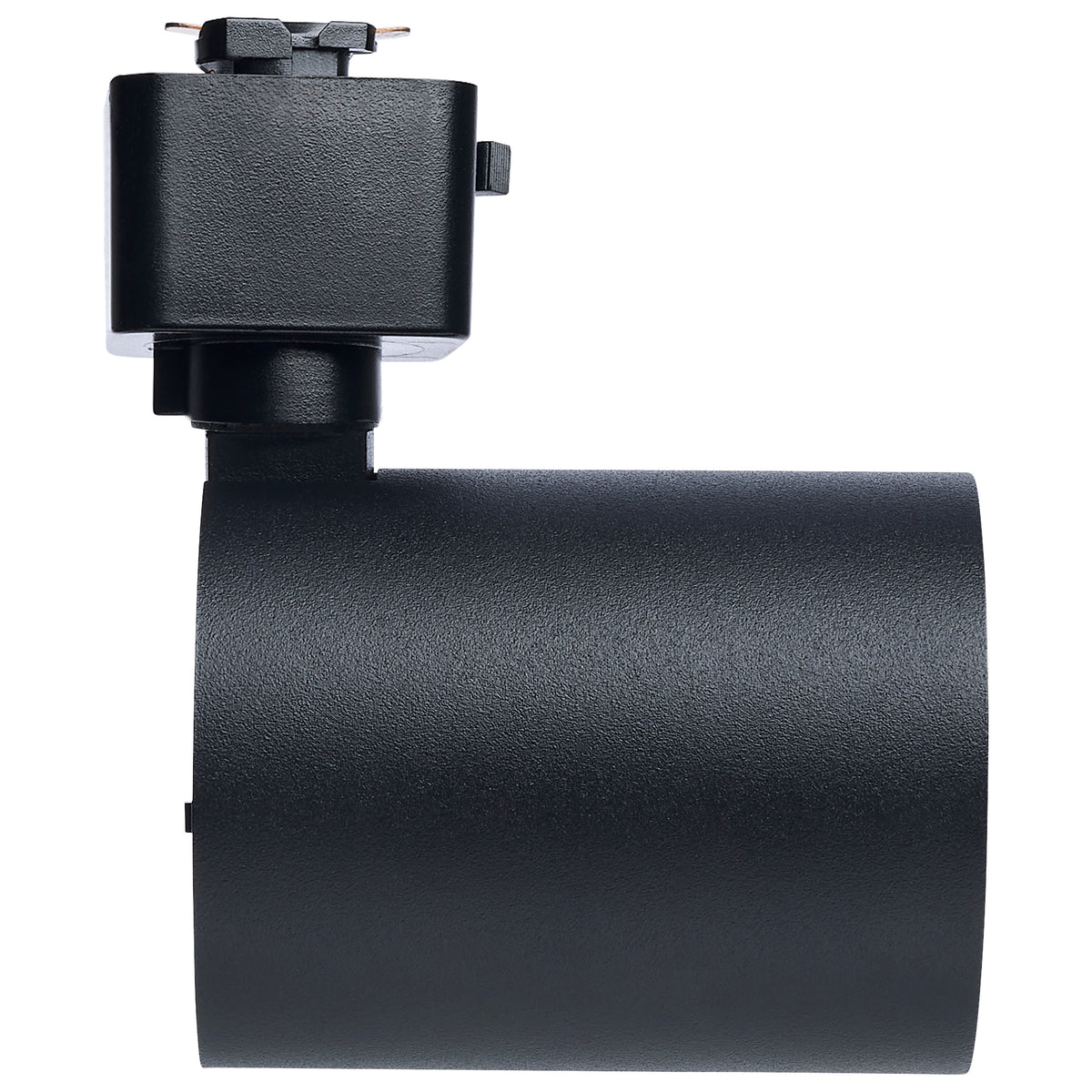 8 Watt LED Track Head - 2700K/3000K/3500K/4000K/5000K CCT Selectable - Dim to Warm - J Style - 36 Degree Beam Angle - 120 Volt - Black - Round
