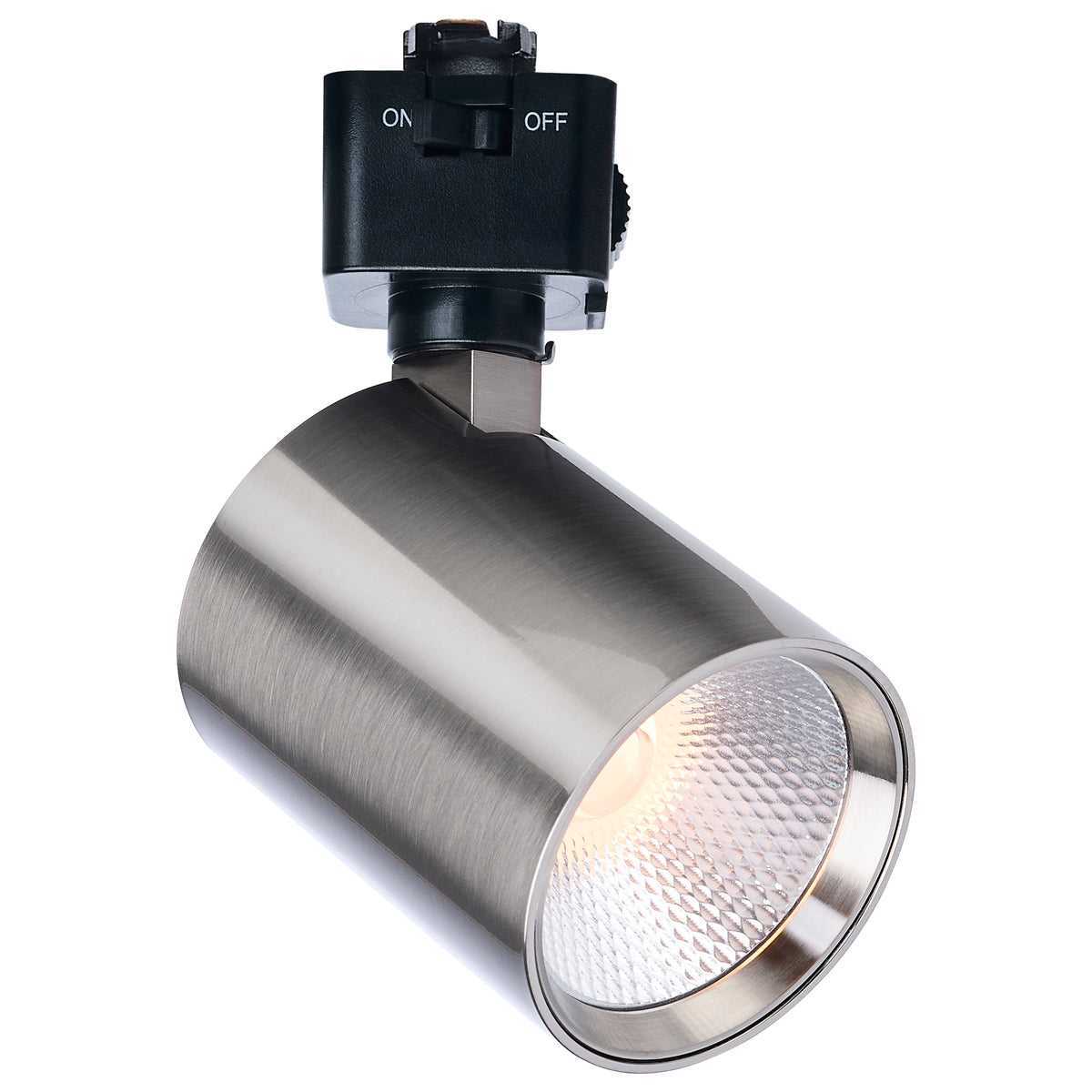 8 Watt LED Track Head - 2700K/3000K/3500K/4000K/5000K Selectable - Dim to Warm - J Style - 36 Degree Beam Angle - 120 Volt