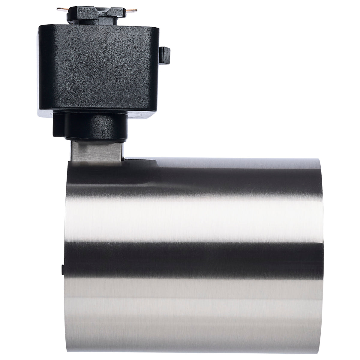 8 Watt LED Track Head - 2700K/3000K/3500K/4000K/5000K CCT Selectable - Dim to Warm - J Style - 48 Degree Beam Angle - 120 Volt - Brushed Nickel - Round