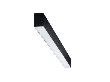 MaxLite L-Max Gen 2 LED Linear Strip Light 4Ft 120- Up/Down Watt Select Black