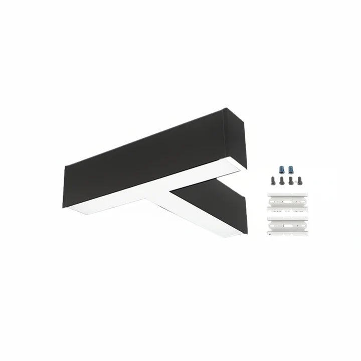 L-Max Gen 2 T Connector 2Ft Watt Select 10W, 12W, 16W, 20W Cct Select 2700K, 3000K, 3500K, 4000K, 5000K 90 Cri Black Finish