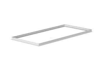 4.5" Height 2x4 Surface Mount Kit for Back-Lit Panel / Troffer in White finish
