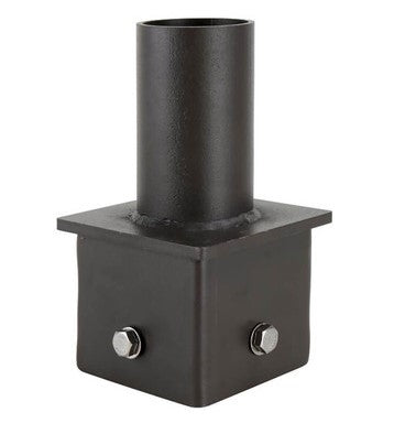 5" Square Pole Mount Adapter with 2-3/8" O.D. Tenon - Bronze product image