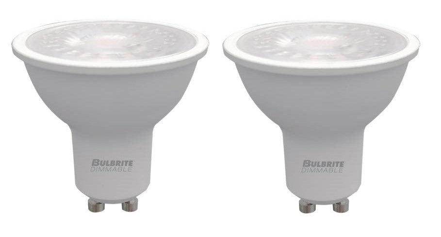 2 Pack of LED Filament 6 Watt GU10 Bulb with a PAR16 Base - 2700K (Warm White Light) 500 Lumens