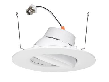 MaxLite Adjustable Residential Retrofit Downlight, 6", Triac Dimming