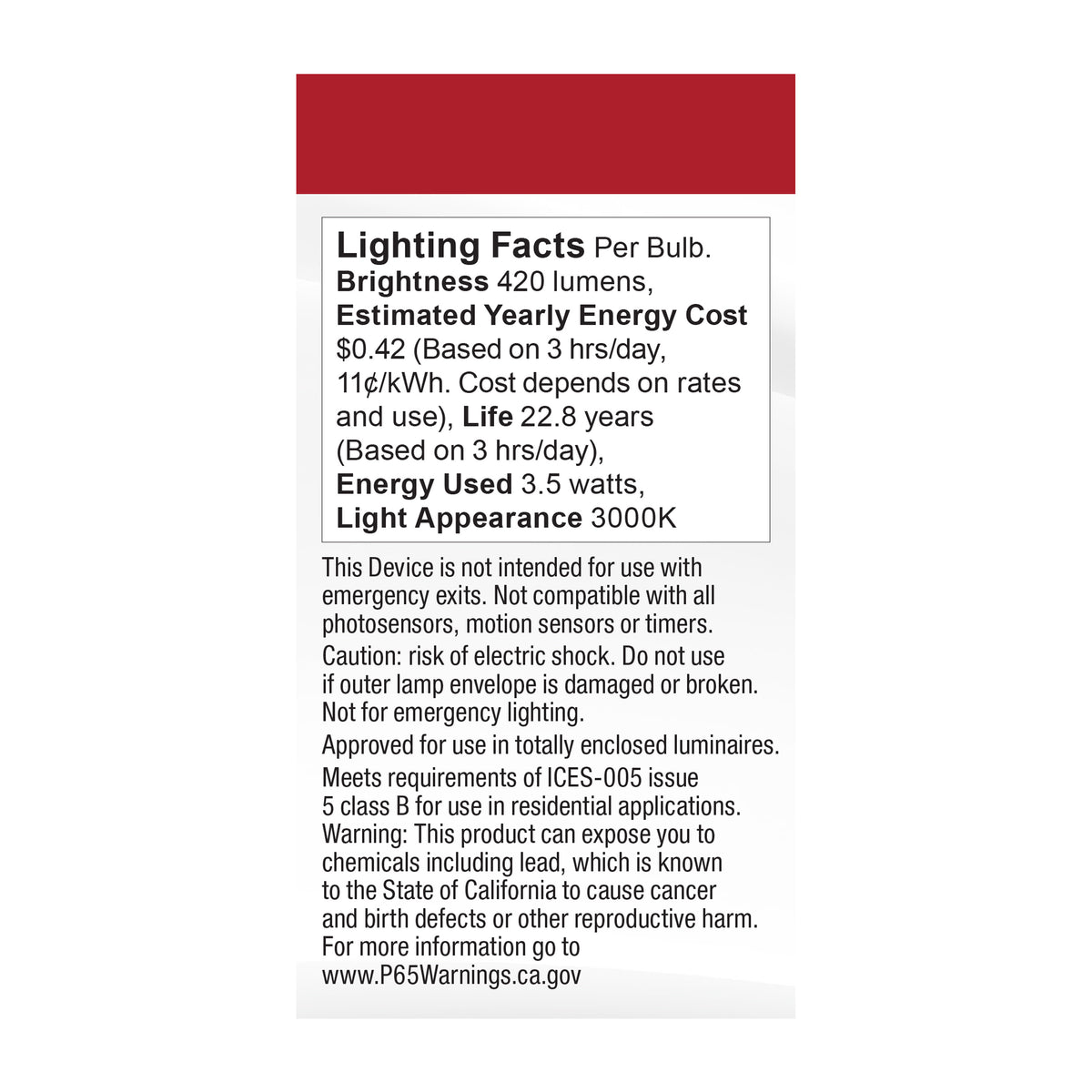 3.5 Watt T14 LED - 3000K CCT - Clear - E27 Base - 120-240 Volt