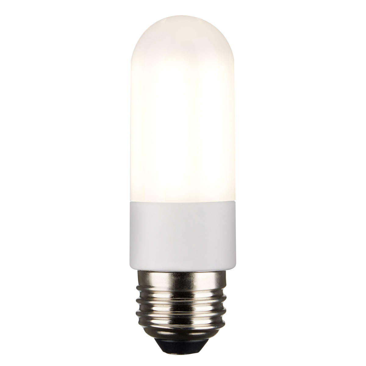 8 Watt T10 LED - Frosted - Medium base - 4000K - High Lumen - 120 Volt - 90 CRI - Dimmable - Carded