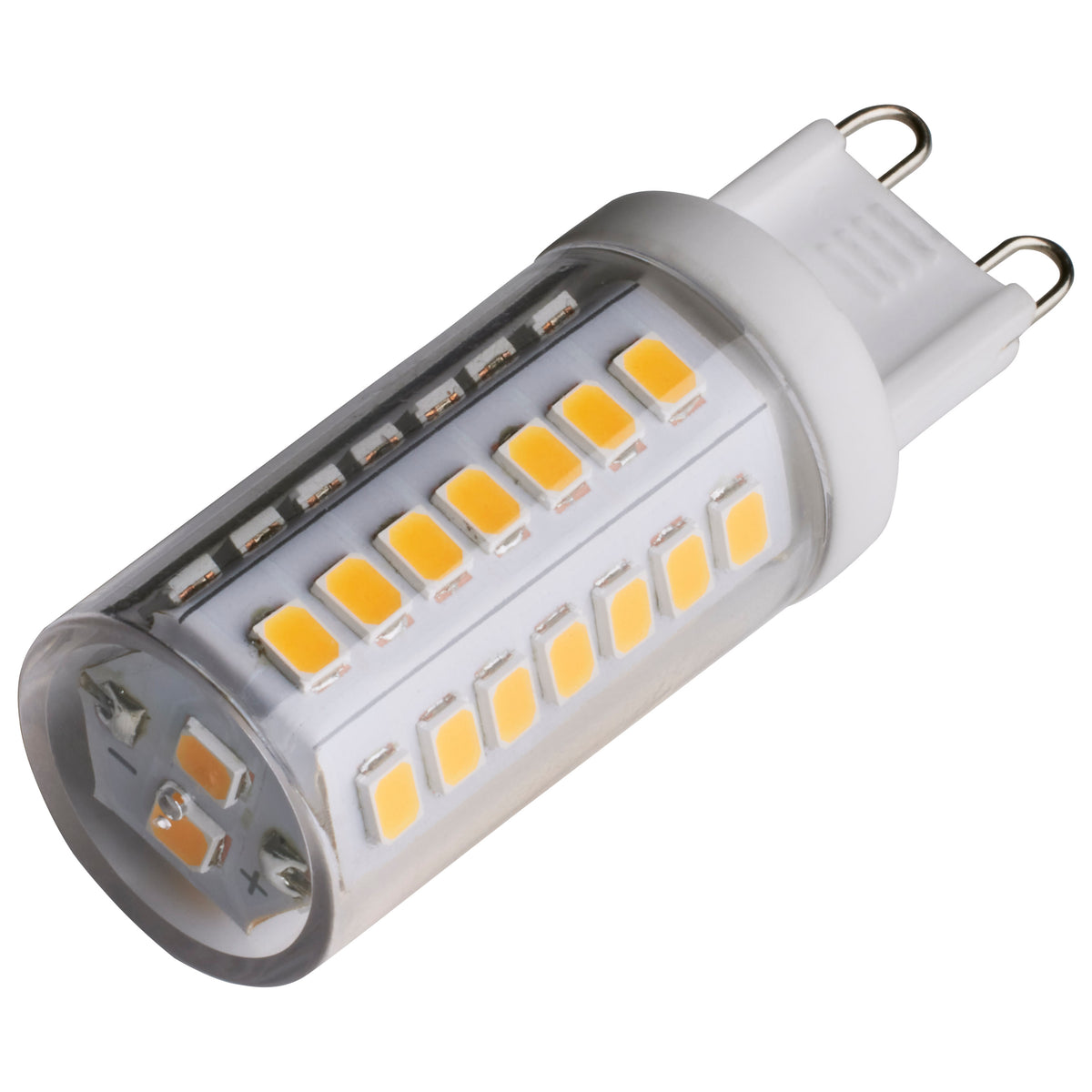 5 Watt G9 LED - Clear - 2700K - T4 Shape - 120 Volt