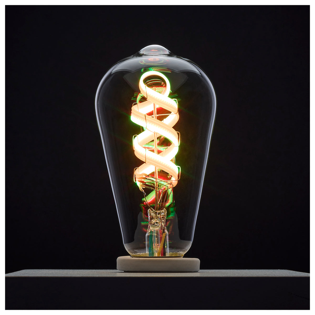 6 Watt - ST19 LED - 2700K-5000K RGB/Tunable White - Starfish IOT - Clear - Medium Base - 120 Volt