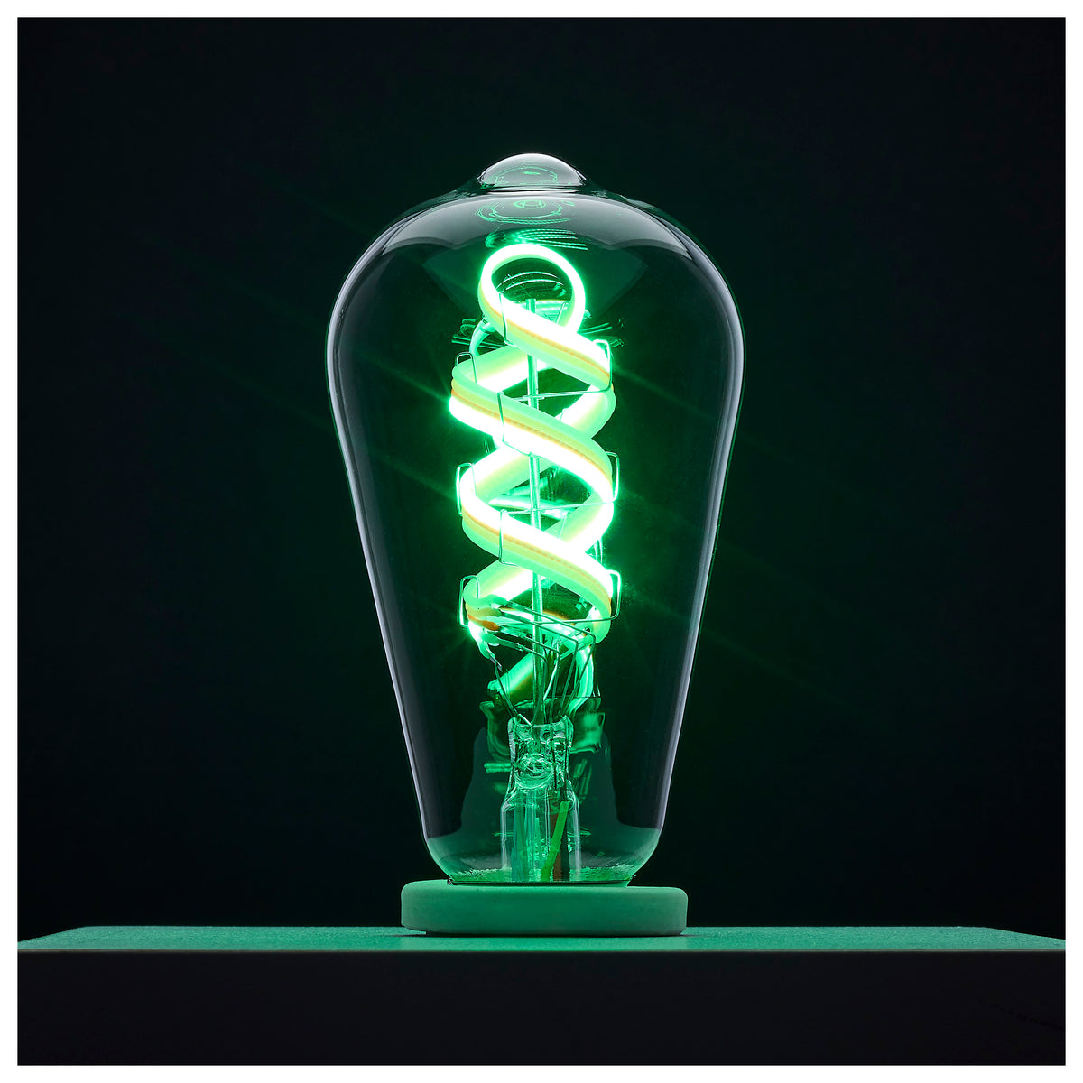 6 Watt - ST19 LED - 2700K-5000K RGB/Tunable White - Starfish IOT - Clear - Medium Base - 120 Volt