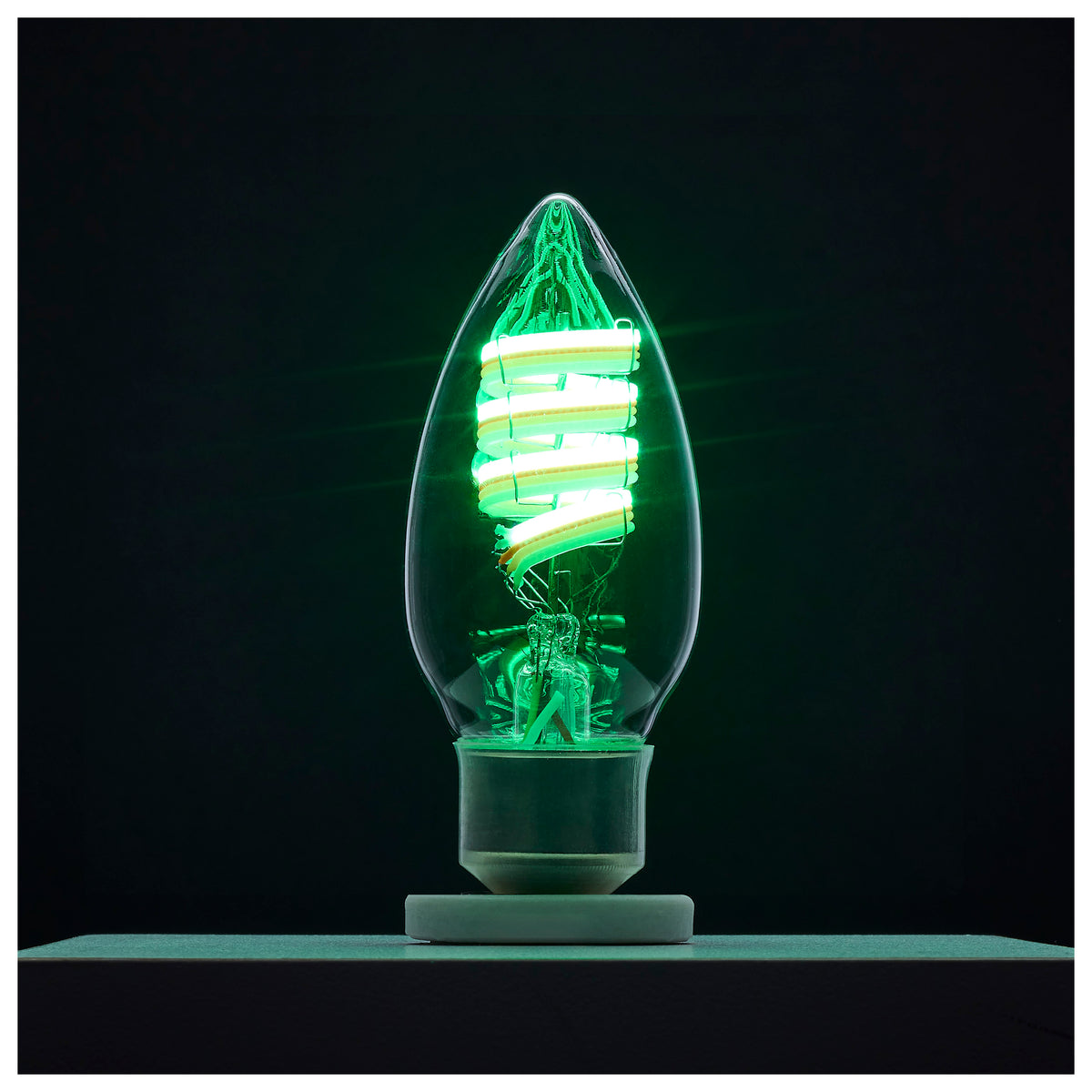 4 Watt - B11 LED - 2700K-5000K RGB/Tunable White - Starfish IOT - Clear - Candelabra Base - 120 Volt
