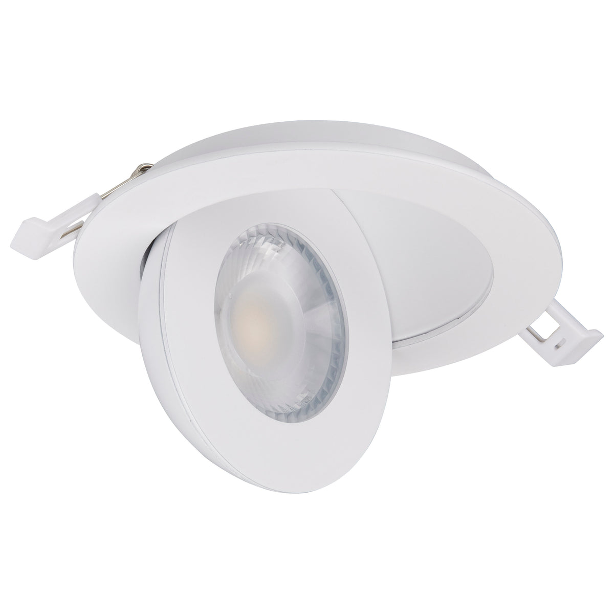 Starfish - 9 Watt LED Gimbal Downlight - 4 Inch - 2700K-5000K RGB Tunable White - Remote Driver - White Finish - 120-277 Range Voltage