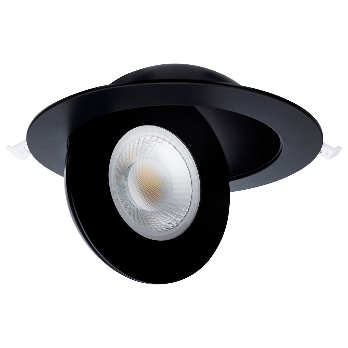 Starfish - 15 Watt LED Gimbal Downlight - 6 Inch - 2700K-5000K RGB Tunable White - Remote Driver - Black Finish - 120-277 Range Voltage