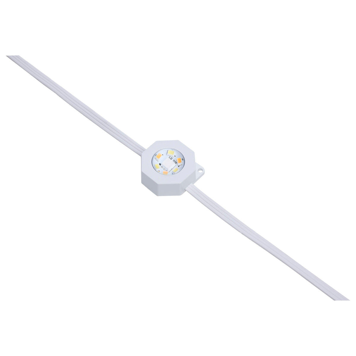Starfish - 12 Watt - 25 Foot LED Eave String Light Extension - RGBTW - White Finish - 120 Volt for outdoor applications and