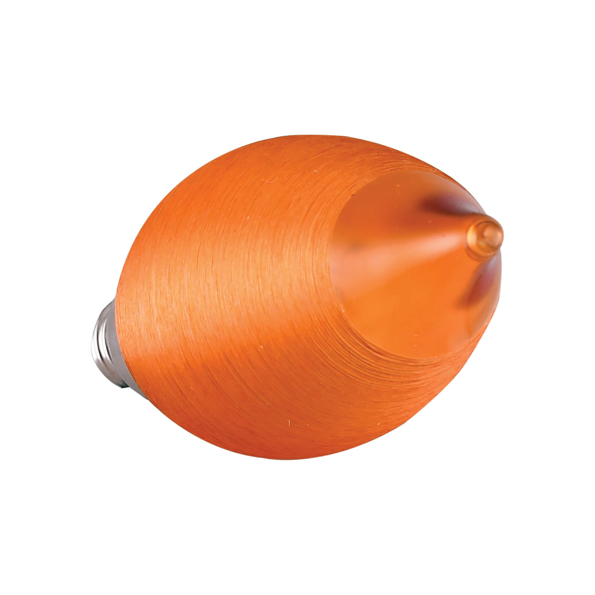 2 Watt CA11 LED Filament - Satin Spun Amber - Candelabra base - 2100K - 120 Volt