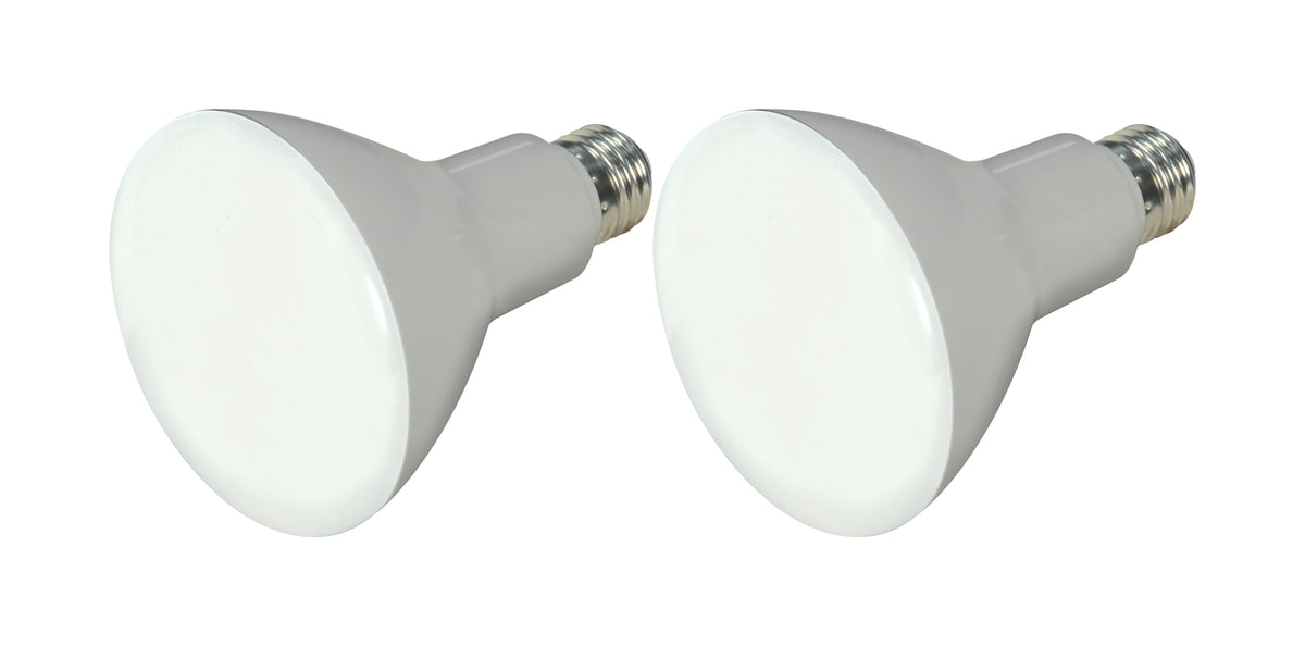 7.5 Watt - BR30 LED - 2700K - Medium base - 105 deg. Beam Angle - 120 Volt - 2-pack