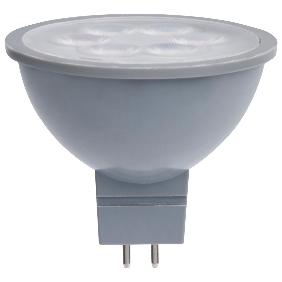 4.5 Watt MR16 LED - Silver Finish - 3000K - GU5.3 Base - 360 Lumens - 12 Volt