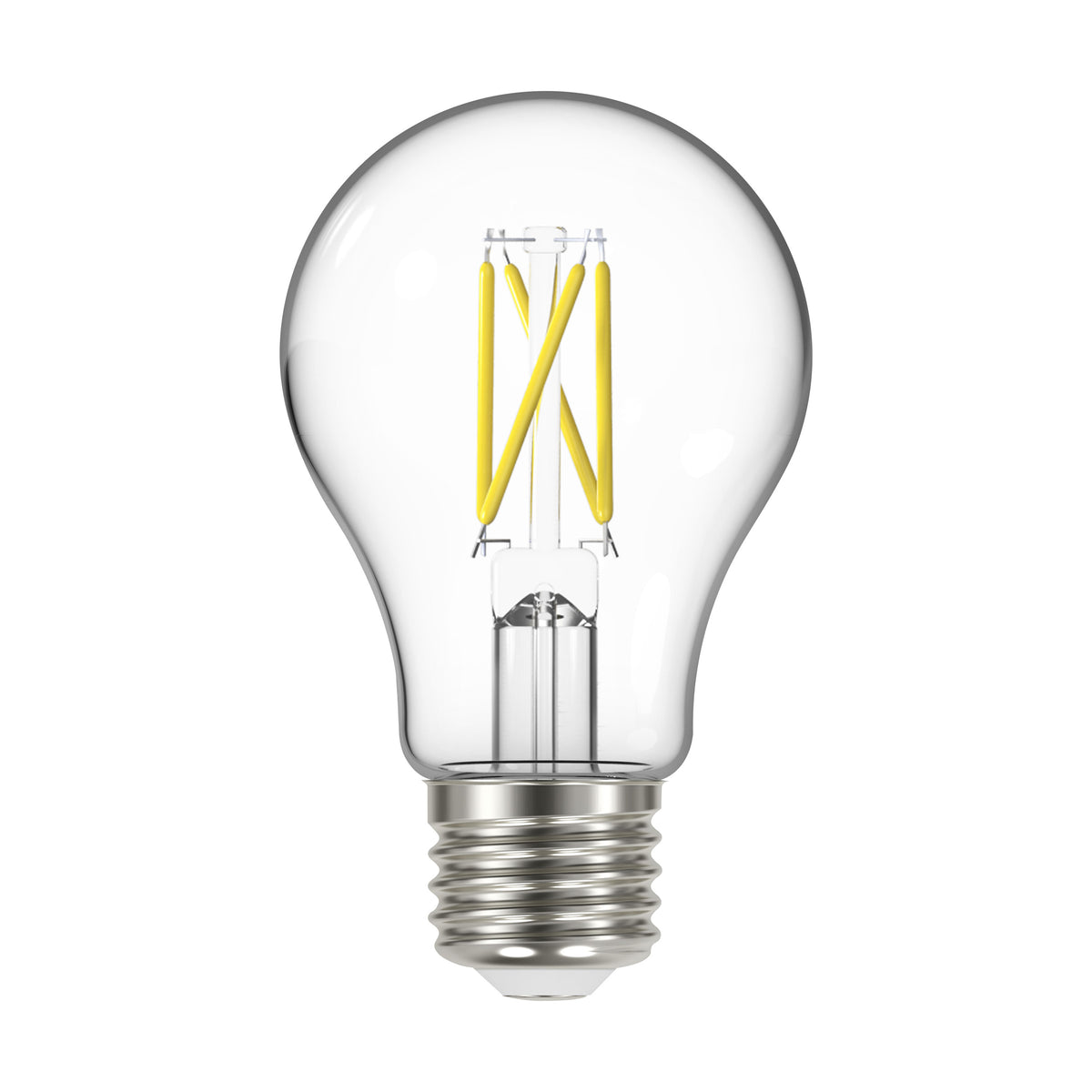 6.5 Watt - A19 LED Filament - Dusk to Dawn With PhotoCell - 2700K - Medium base - 320 deg. Beam Angle - 120 Volt bulb or