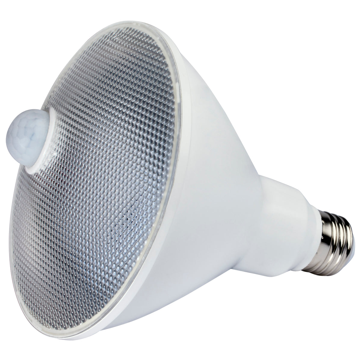 14 Watt PAR38 LED - White - 5000K - 1150 Lumens - 120 Volt - PIR Sensor - Non-Dimmable