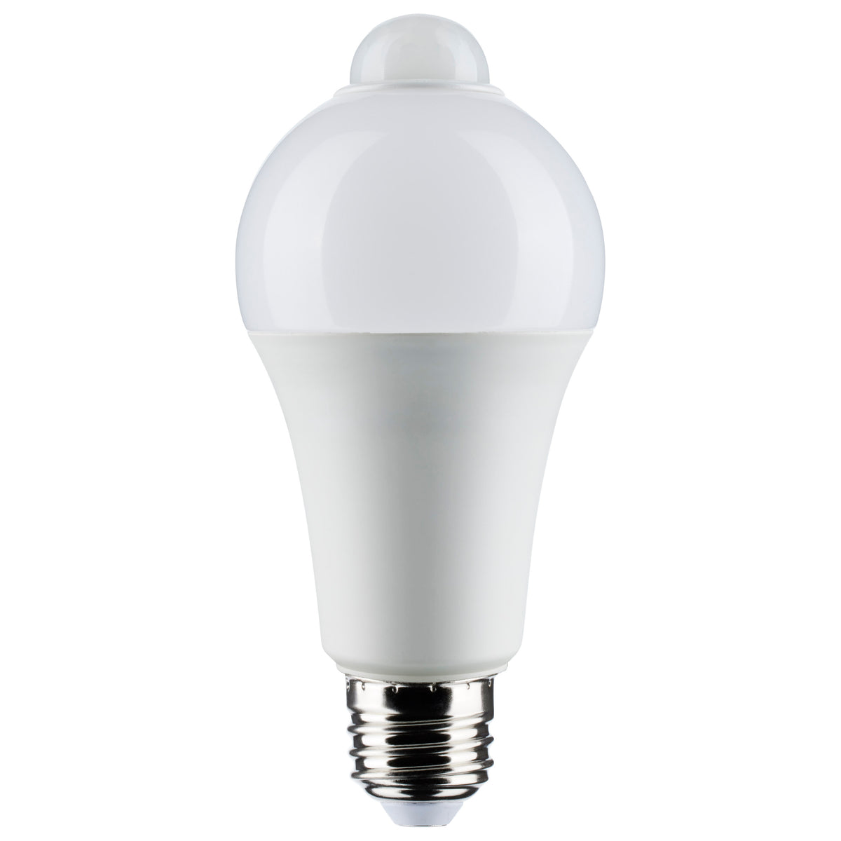 12 Watt A19 LED - White - 5000K - 1050 Lumens - 120 Volt - PIR Sensor - Non-Dimmable for living rooms and bedrooms