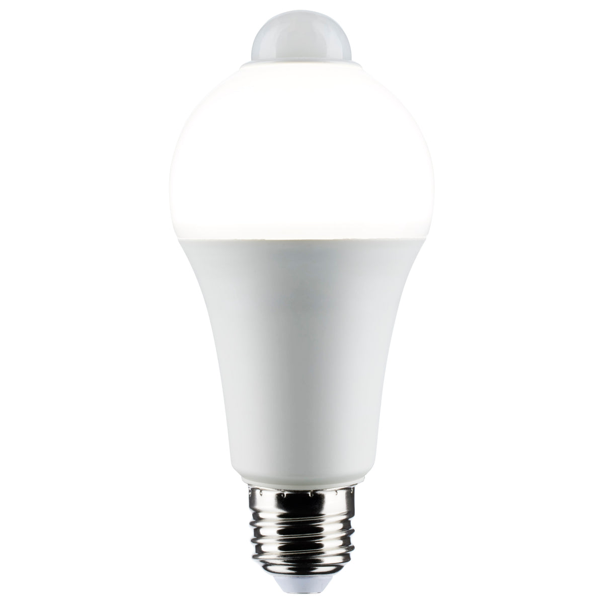 12 Watt A19 LED - White - 5000K - 1050 Lumens - 120 Volt - PIR Sensor - Non-Dimmable