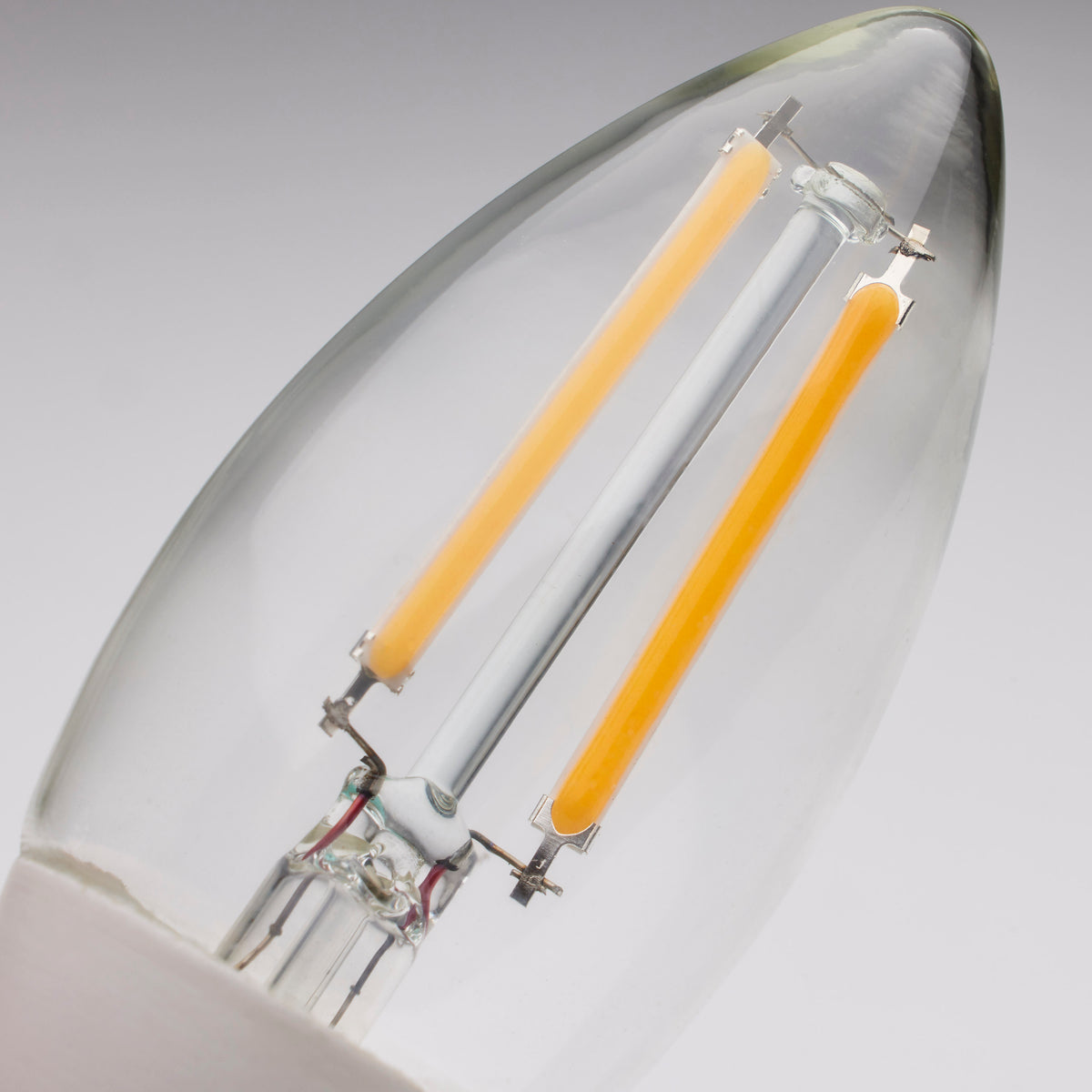 5 Watt B11 - Dusk to Dawn LED Filament - 2700K - Candelabra Base - 120 Volt - 90 CRI - With Photocell