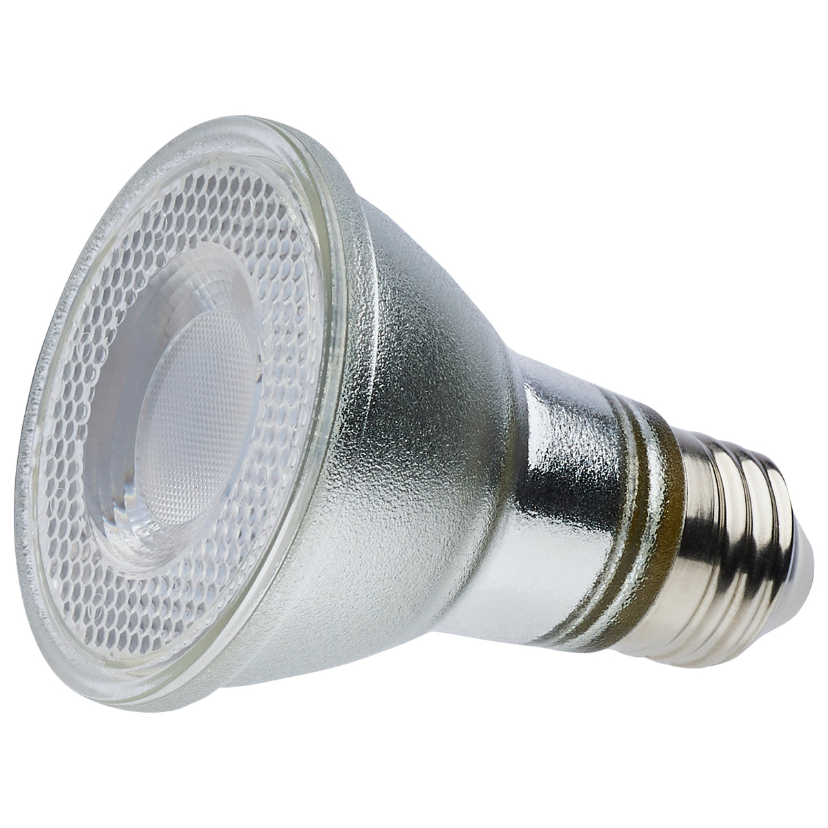 7 Watt Econo LED PAR20 - 5000K - 35 Degree Beam Angle - Medium Base - 120-277 Volt - Silver Finish