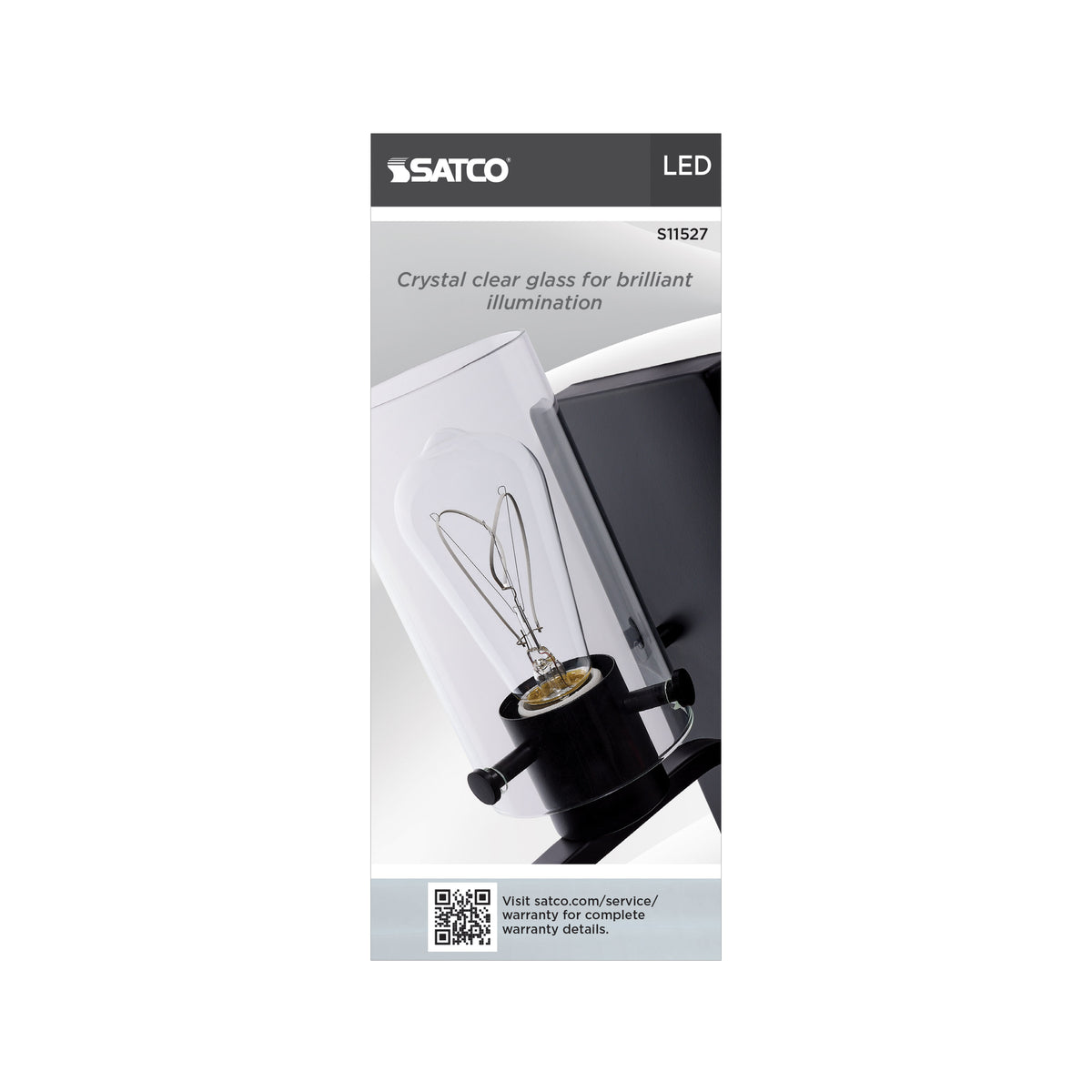 6 Watt LED - Reminiscent - Flex Gray Filament - ST19 Loop - Medium Base - 2700K CCT - Clear - 120 Volt
