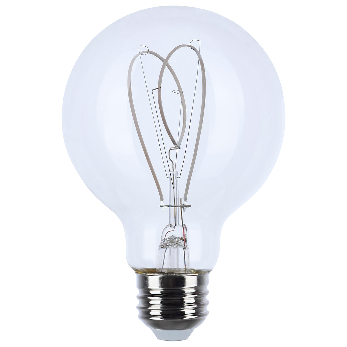 6 Watt LED - Reminiscent - Flex Gray Filament - G25 Loop - Medium Base - 2700K - Clear - 120 Volt lighting product