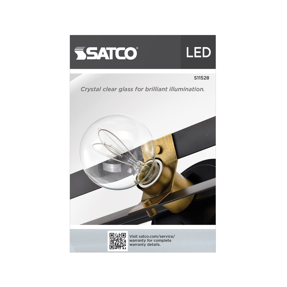 6 Watt LED - Reminiscent - Flex Gray Filament - G25 Loop - Medium Base - 2700K CCT - Clear - 120 Volt