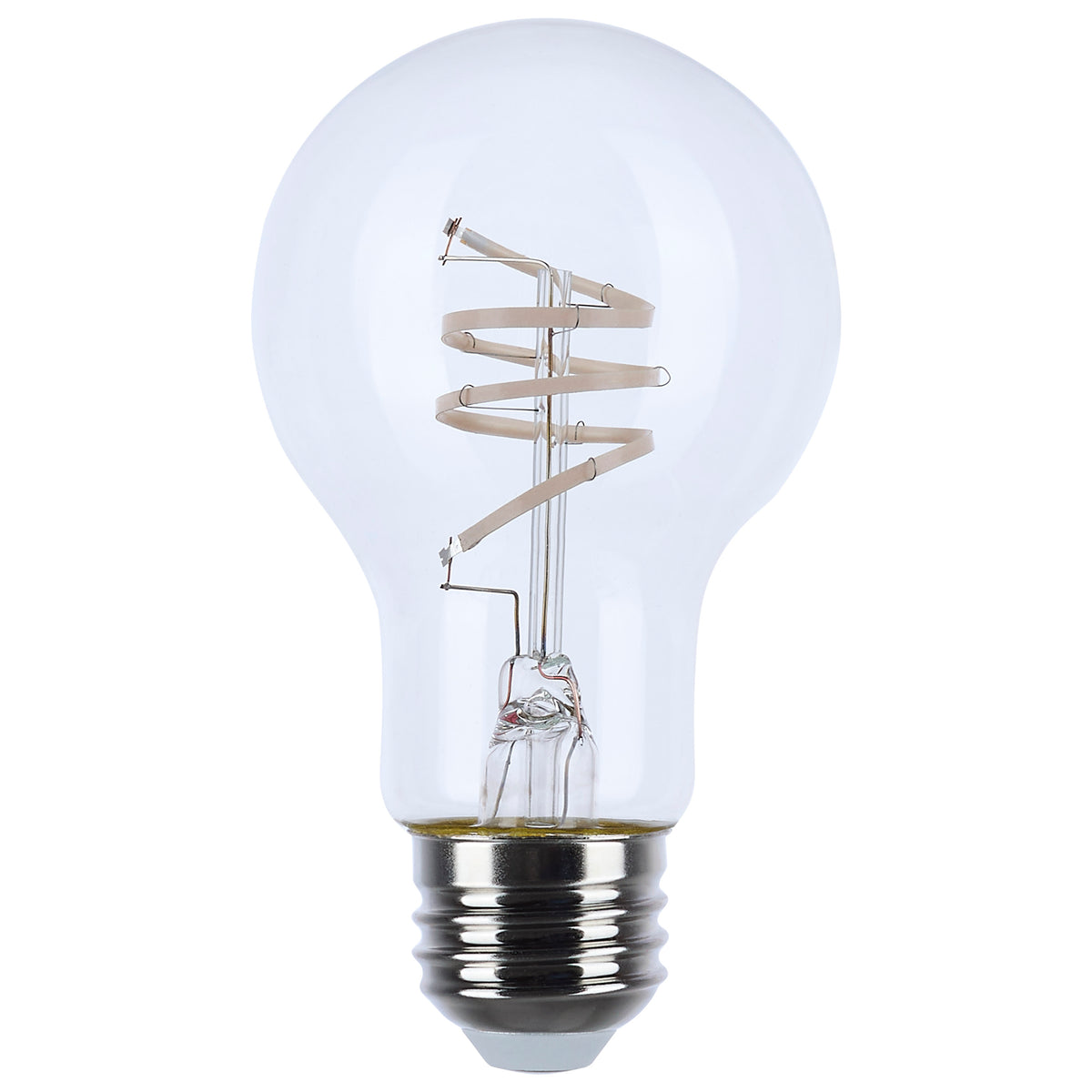 6 Watt A19 LED - Reminiscent - Flex Gray Coil Filament - E26 - 3000K - 120 Volt lighting product
