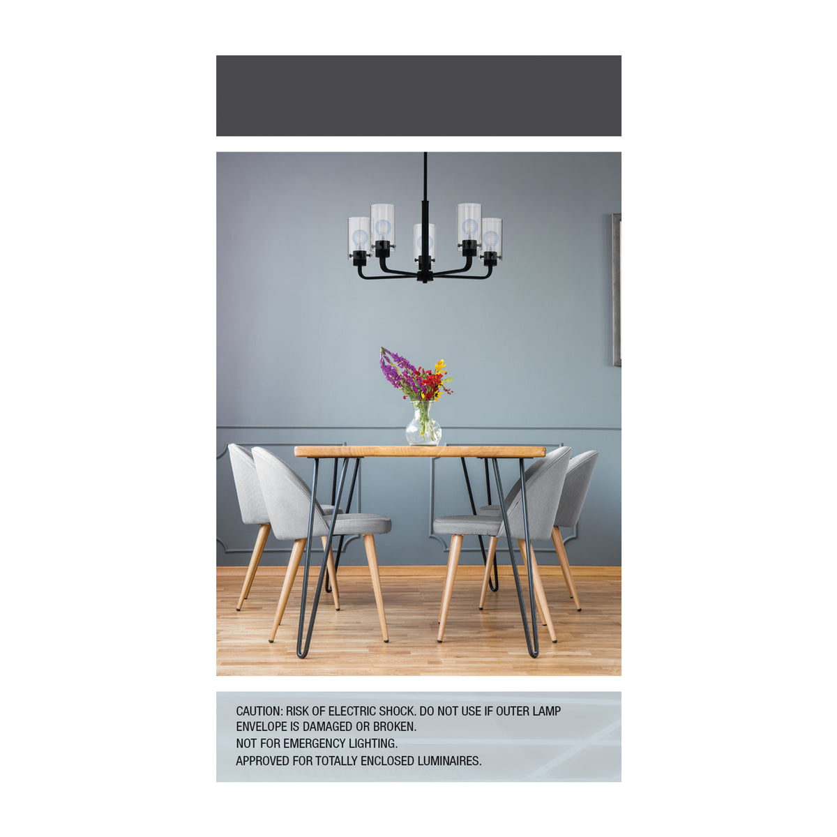 6 Watt A19 LED - Reminiscent - Flex Gray Coil Filament - E26 - 3000K - 120 Volt