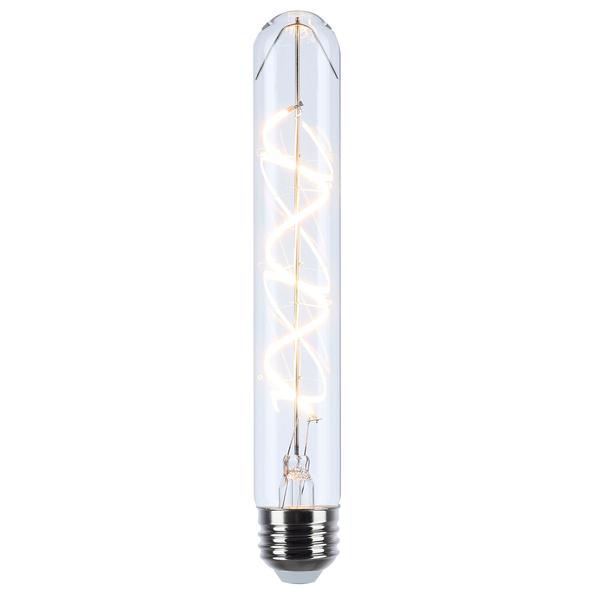 6 Watt T9 LED - Reminiscent - Flex Gray Coil Filament - E26 - 3000K - 120 Volt