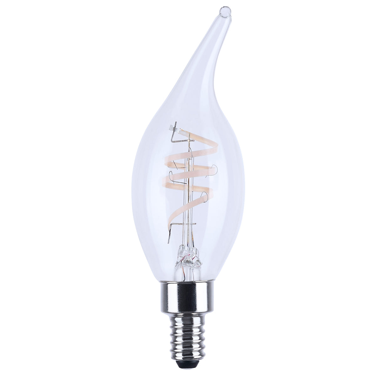 4 Watt CA11 LED - Reminiscent - Flex Gray Coil Filament - E12 - 3000K - 120 Volt product image
