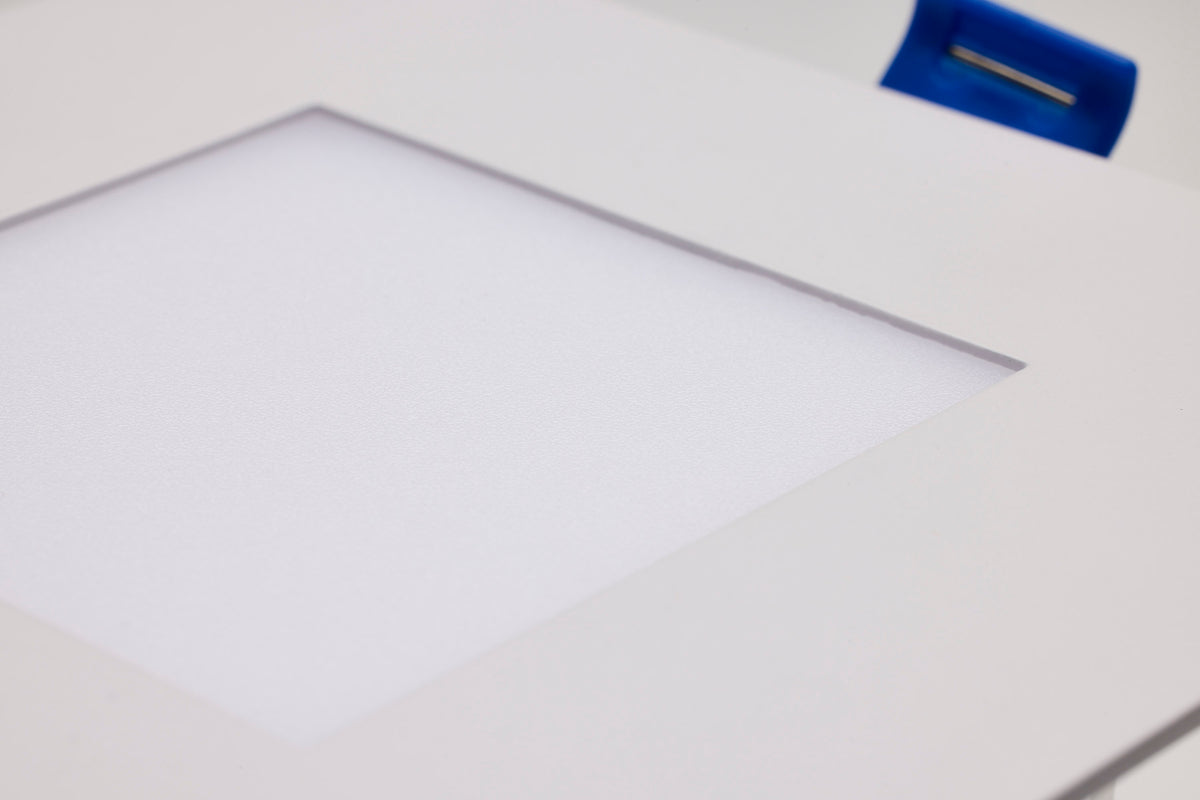 9 Watt - LED Direct Wire - Low Profile Downlight - 4 Inch Square - Starfish IOT - Tunable White and RGB - 120 Volt - 90 CRI - White Finish