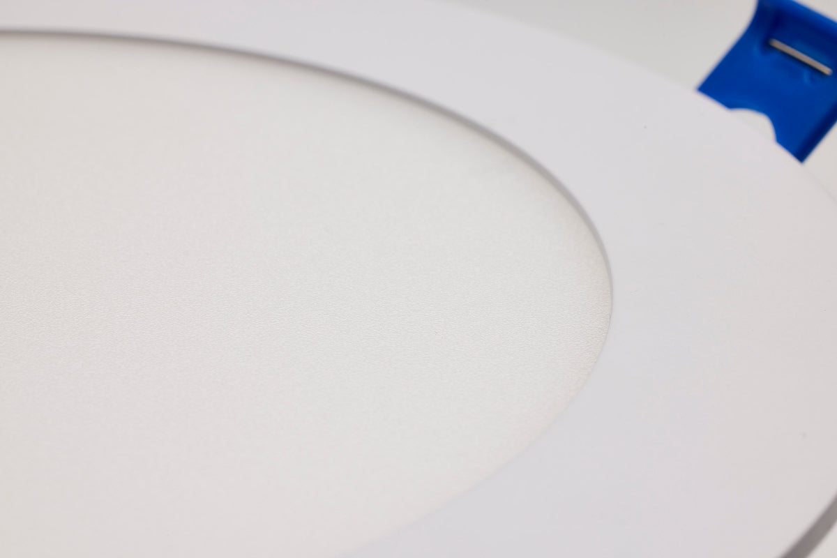 12 Watt - LED Direct Wire - Low Profile Downlight - 6 Inch Round - Starfish IOT - Tunable White and RGB - 120 Volt - 90 CRI - White Finish