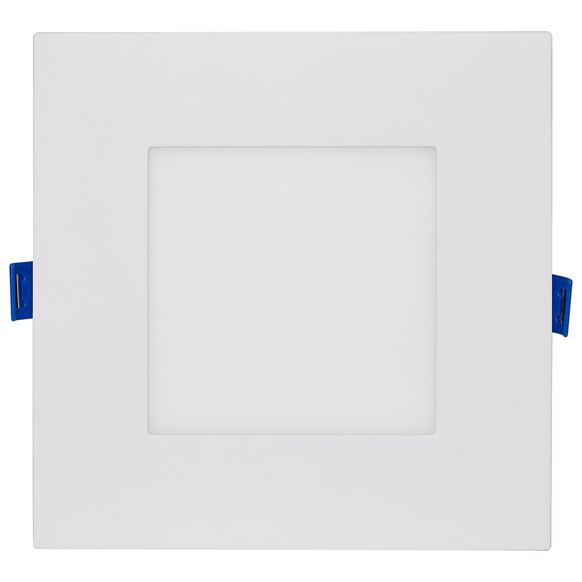 12 Watt - LED Direct Wire - Low Profile Downlight - 6 Inch Square - Starfish IOT - Tunable White and RGB - 120 Volt - 90 CRI - White Finish