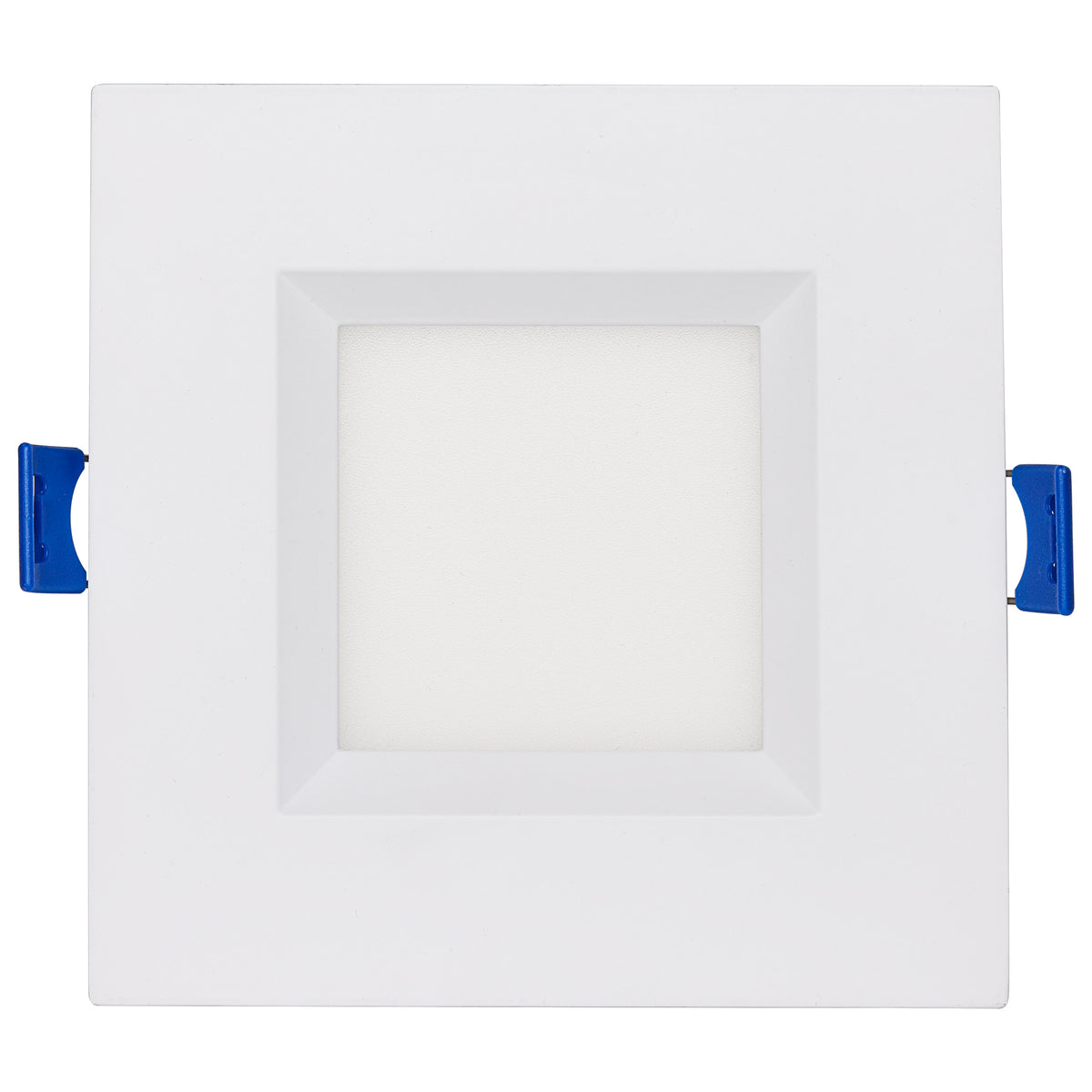 9 Watt - LED Direct Wire - Low Profile Regress Baffle Downlight - 4 Inch Square - Starfish IOT - Tunable White and RGB - 120 Volt - 90 CRI - White Finish