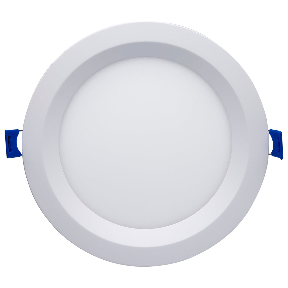12 Watt - LED Direct Wire - Low Profile Regress Baffle Downlight - 6 Inch Round - Starfish IOT - Tunable White and RGB - 120 Volt - 90 CRI - White Finish