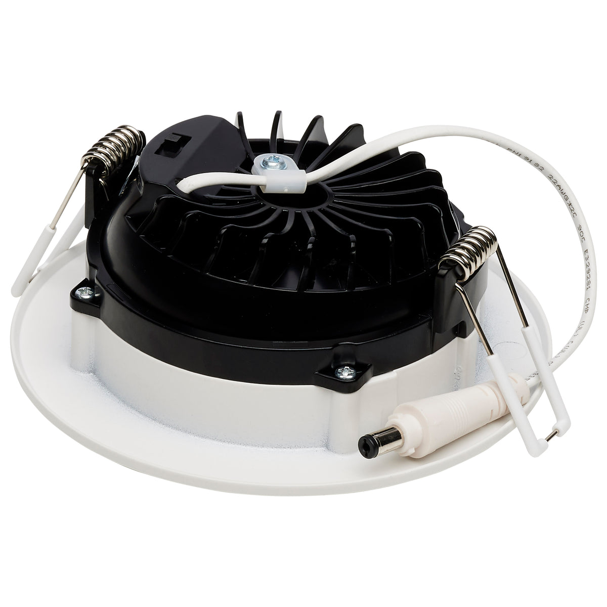 12 Watt LED Direct Wire Downlight - GimbaLED - 4 Inch - CCT Selectable - Round - Remote Driver - White Finish - 850 Lumens - 120 Volt
