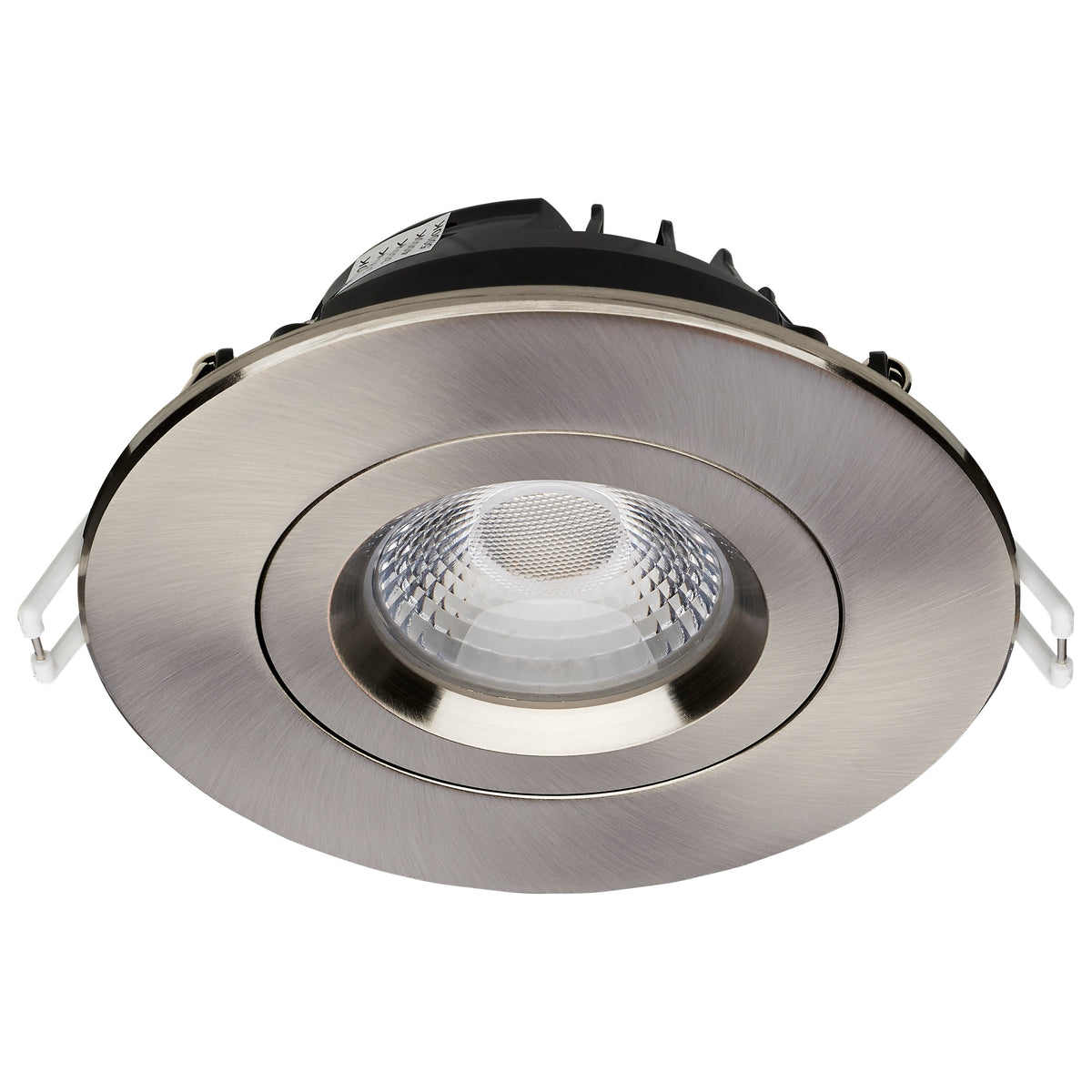 12 Watt LED Direct Wire Downlight - GimbaLED - 4 Inch - CCT Selectable - Round - Remote Driver - Brushed Nickel Finish - 850 Lumens - 120 Volt