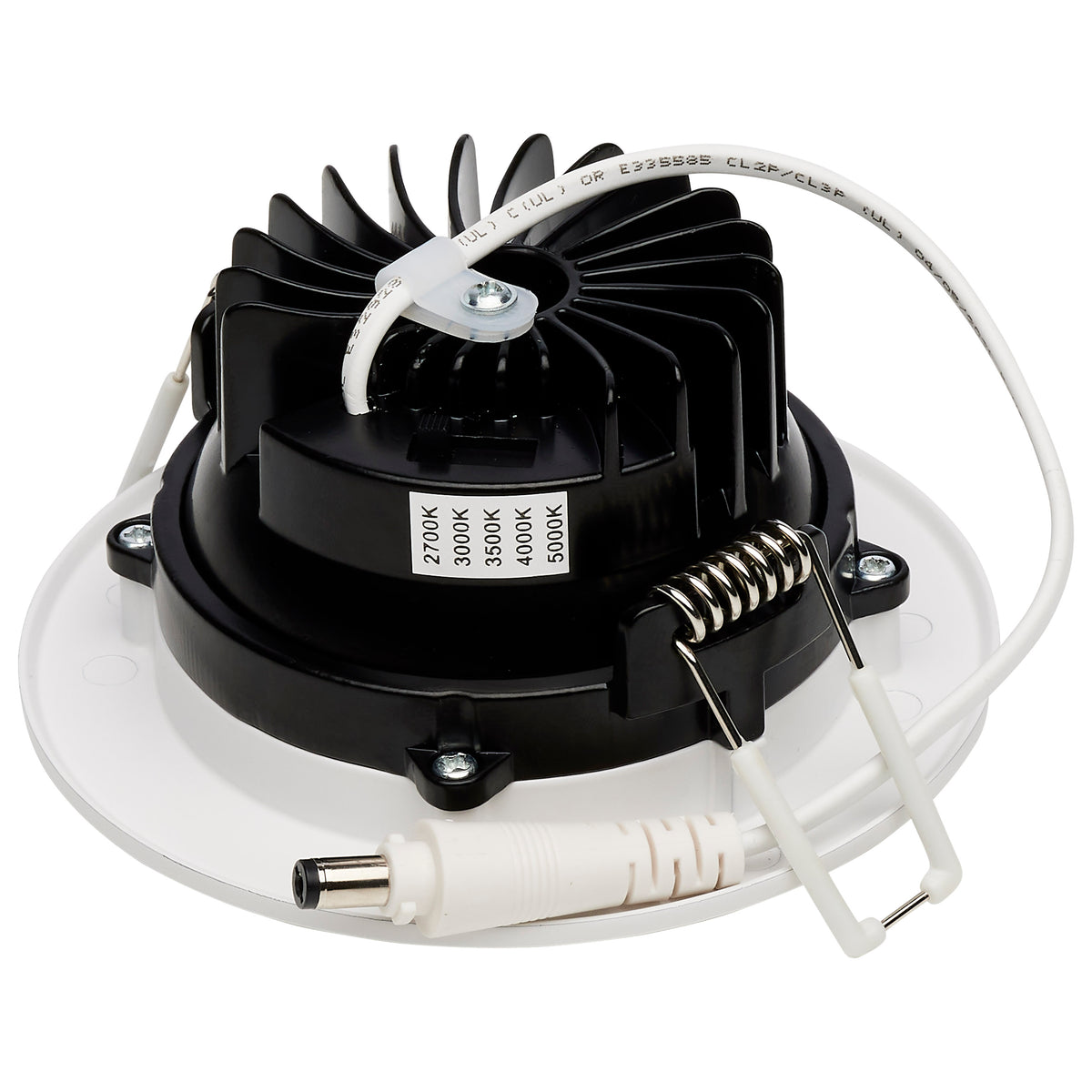 12 Watt LED Direct Wire Downlight - GimbaLED - 3.5 Inch - CCT Selectable - Round - Remote Driver - White Finish - 840 Lumens - 120 Volt
