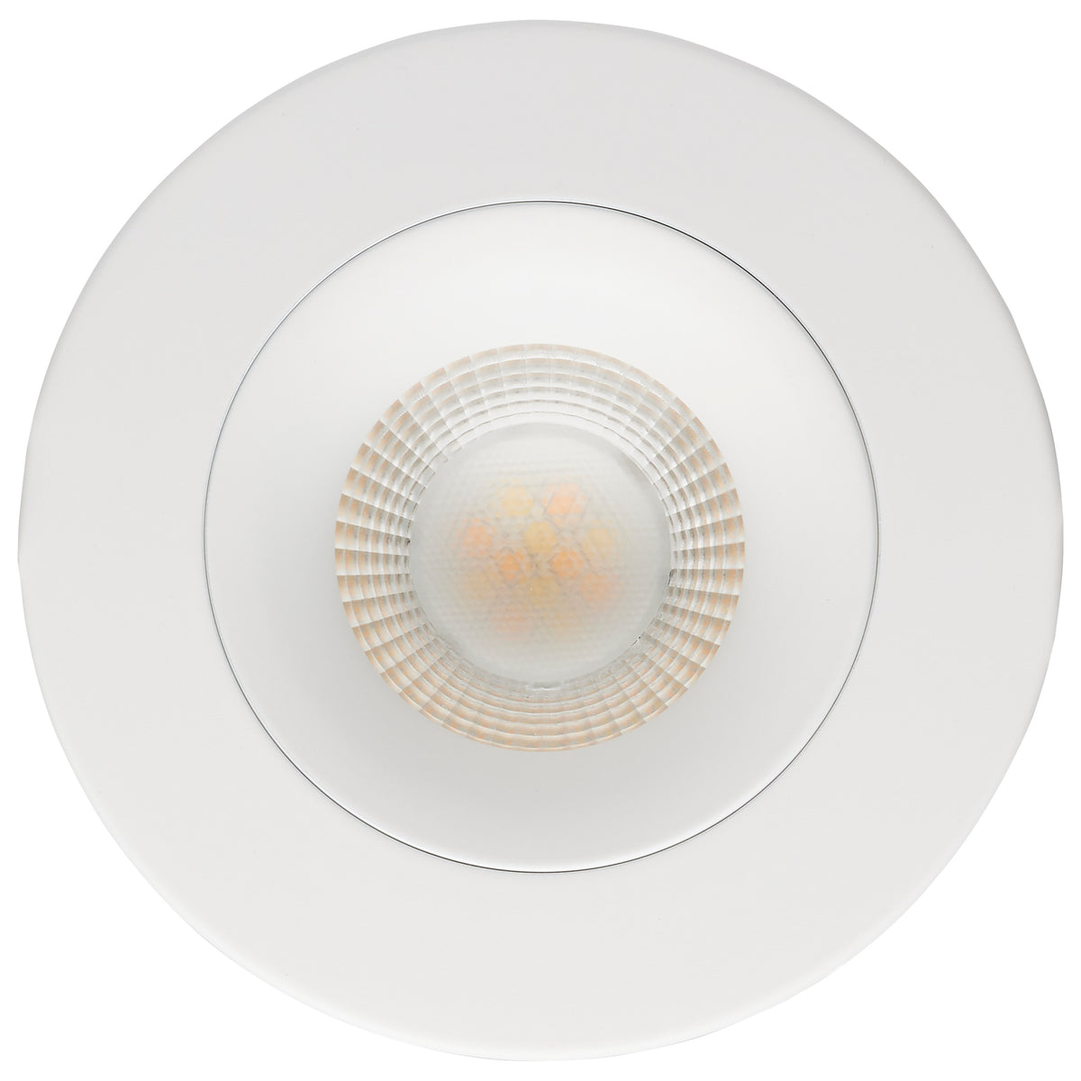 12 Watt LED Direct Wire Downlight - GimbaLED - 3.5 Inch - CCT Selectable - Round - Remote Driver - White Finish - 840 Lumens - 120 Volt