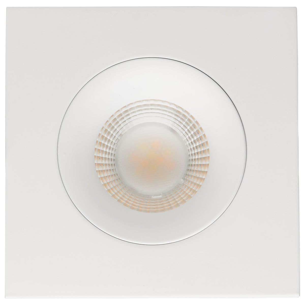 12 Watt LED Direct Wire Downlight - GimbaLED - 3.5 Inch - CCT Selectable - Square - Remote Driver - White Finish - 840 Lumens - 120 Volt