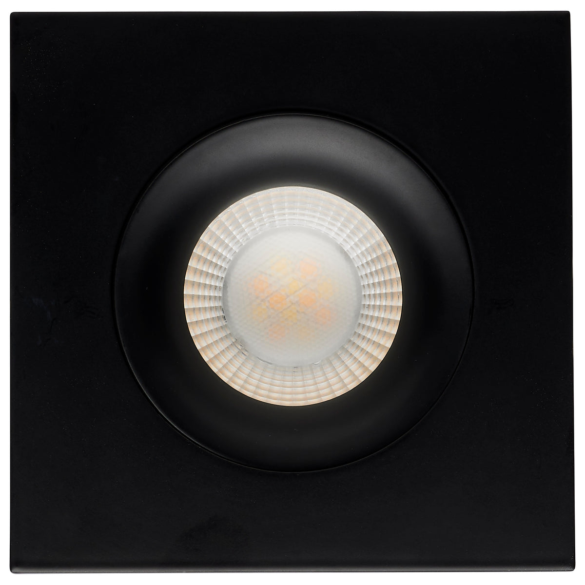 12 Watt LED Direct Wire Downlight - GimbaLED - 3.5 Inch - CCT Selectable - Square - Remote Driver - Black Finish - 840 Lumens - 120 Volt