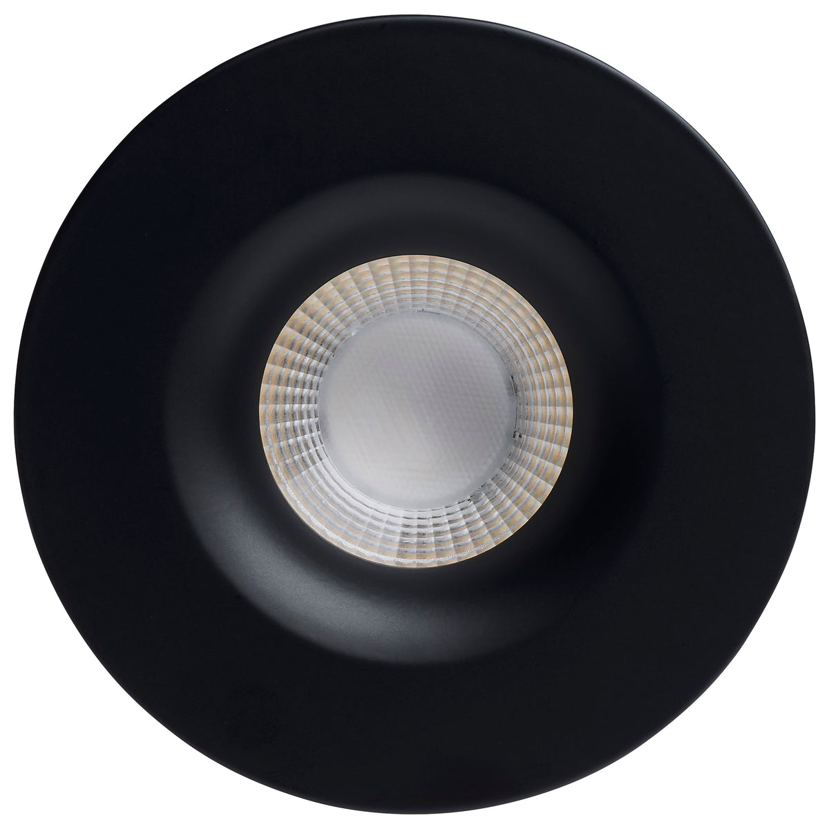 10 Watt LED Direct Wire Downlight - Remote Driver - CCT Selectable - Dimmable - Round - Black Finish