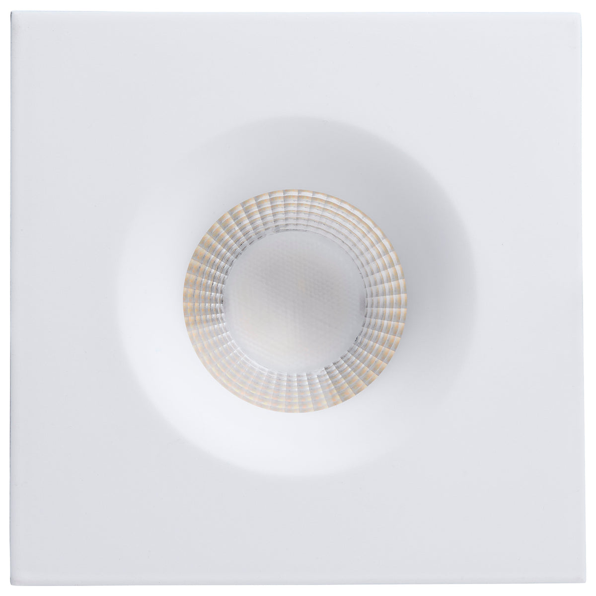 10 Watt LED Direct Wire Downlight - Remote Driver - CCT Selectable - Dimmable - Square - White Finish